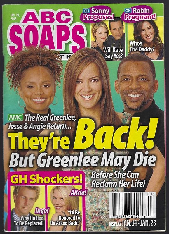 ABC SOAPS IN DEPTH MAGAZINE JANUARY 28, 2008