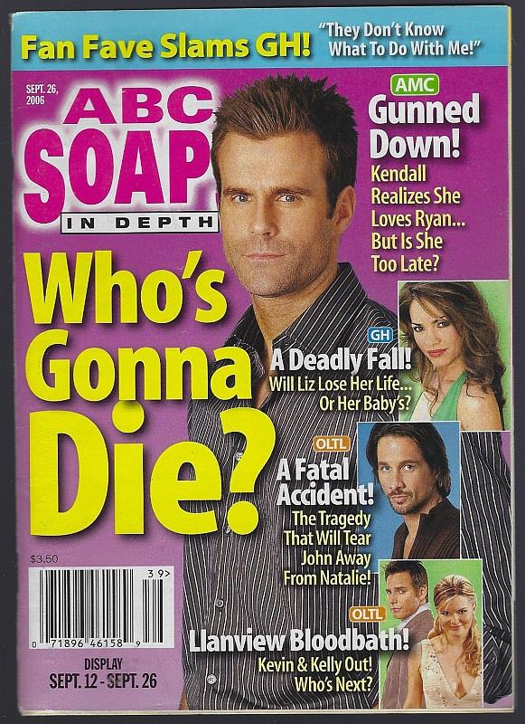 ABC SOAPS IN DEPTH MAGAZINE SEPTEMBER 26, 2006
