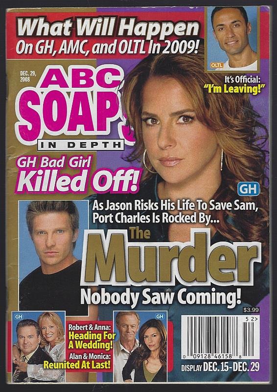 ABC SOAPS IN DEPTH MAGAZINE DECEMBER 29, 2008