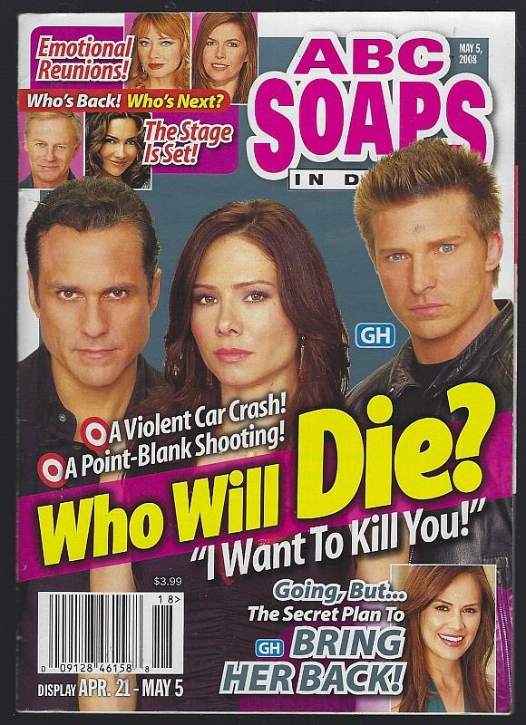 ABC SOAPS IN DEPTH MAGAZINE MAY 5, 2008