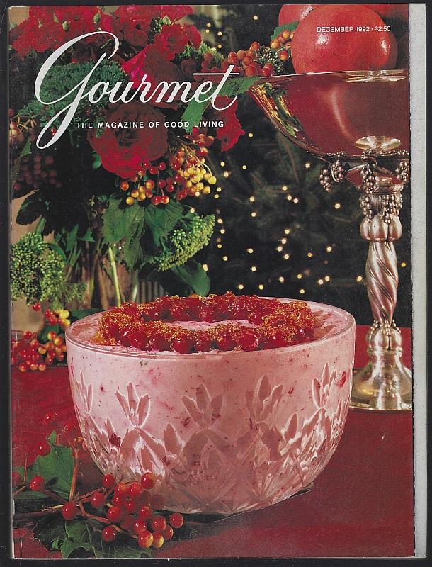 GOURMET MAGAZINE DECEMBER 1992