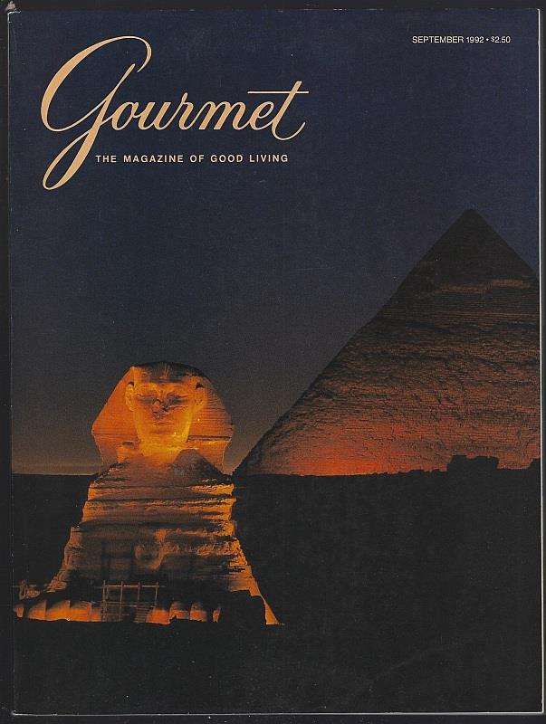 GOURMET MAGAZINE SEPTEMBER 1992 The Magazine of Good Living