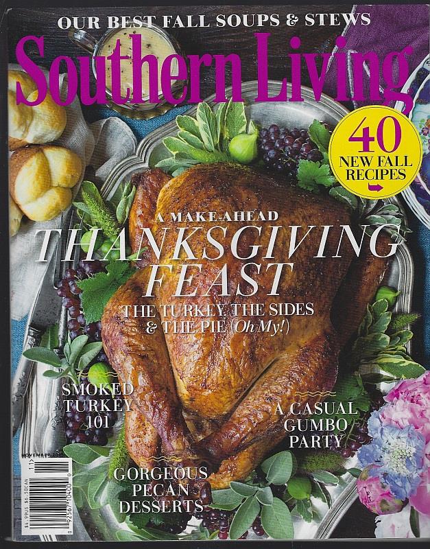 SOUTHERN LIVING MAGAZINE NOVEMBER 2015