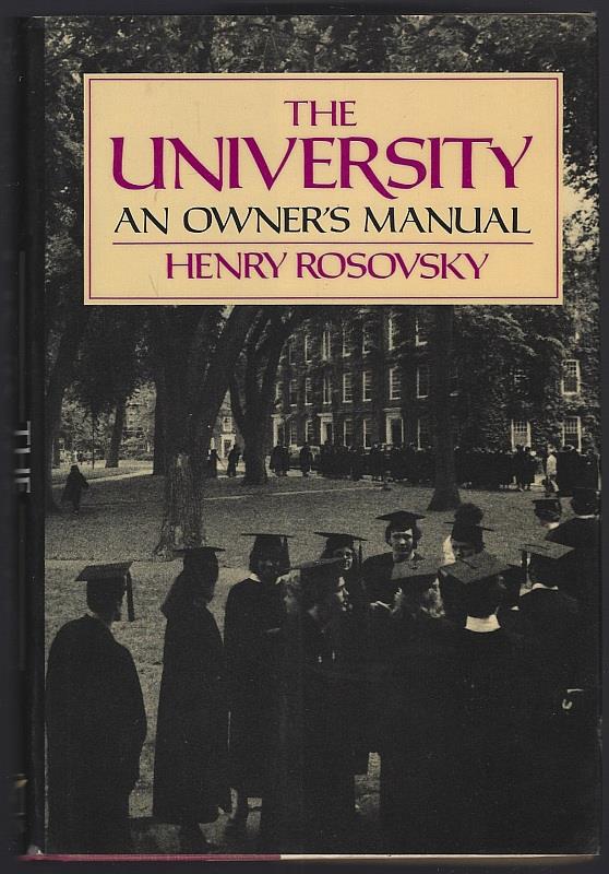 UNIVERSITY An Owner's Manual