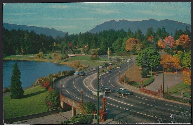 ENTRANCE TO STANLEY PARK, VANCOUVER, BRITISH COLUMBIA, CANADA