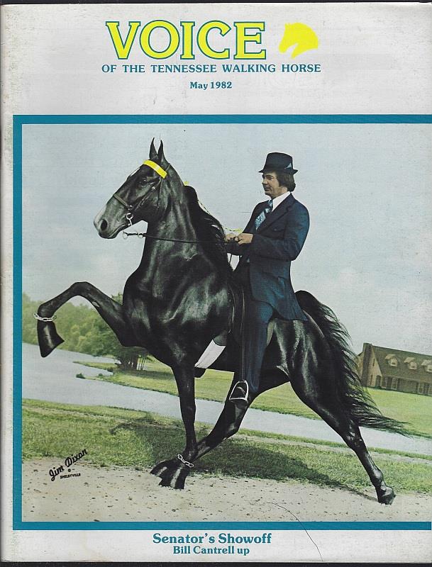 VOICE OF THE TENNESSEE WALKING HORSE MAGAZINE MAY 1982