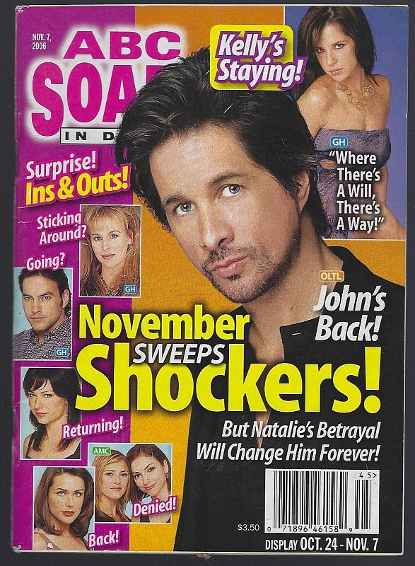 ABC SOAPS IN DEPTH MAGAZINE NOVEMBER 7, 2006