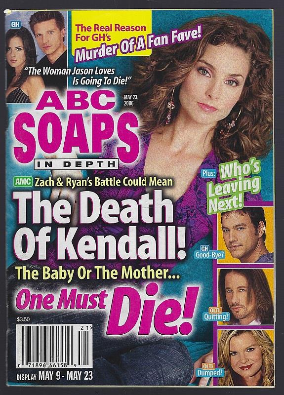 ABC SOAPS IN DEPTH MAGAZINE MAY 23, 2006