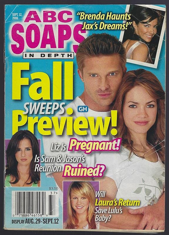 ABC SOAPS IN DEPTH MAGAZINE SEPTEMBER 12, 2006