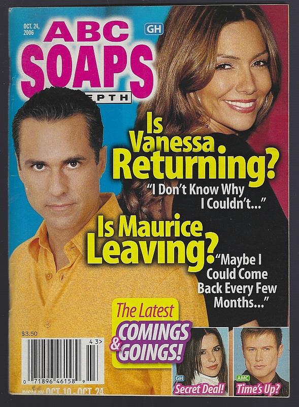 ABC SOAPS IN DEPTH MAGAZINE OCTOBER 24, 2006