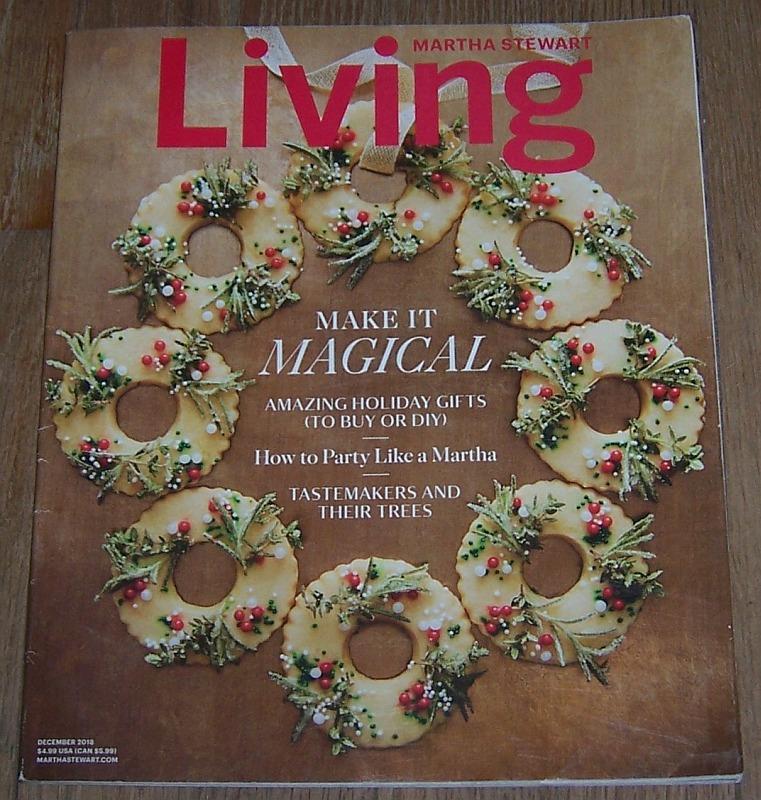 MARTHA STEWART LIVING MAGAZINE DECEMBER 2018