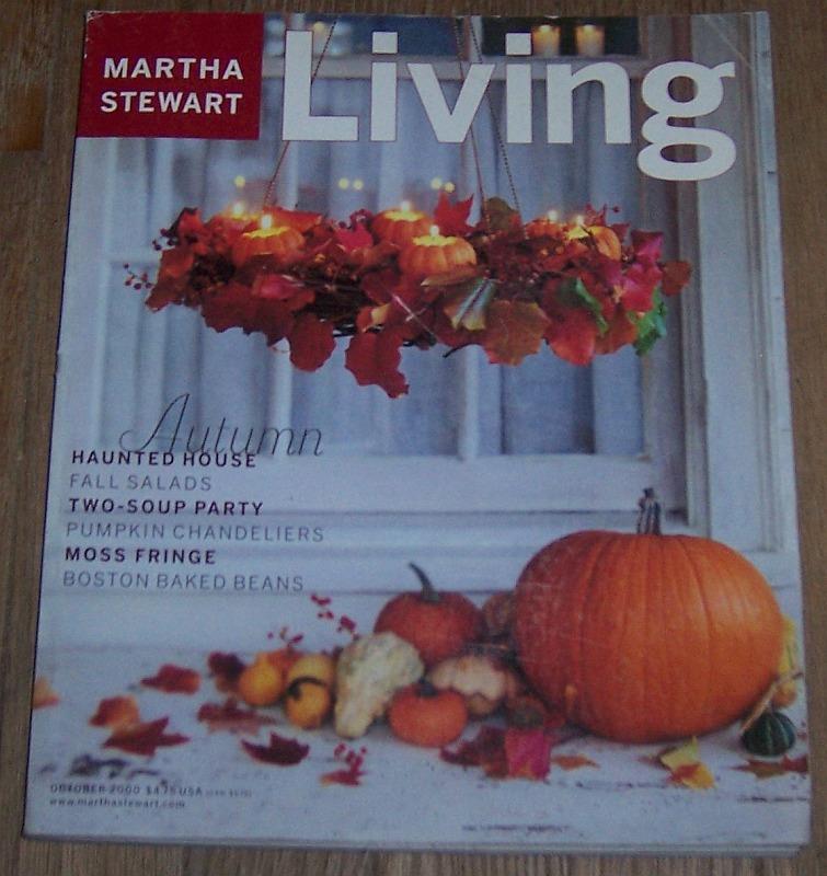 MARTHA STEWART LIVING MAGAZINE OCTOBER 2000