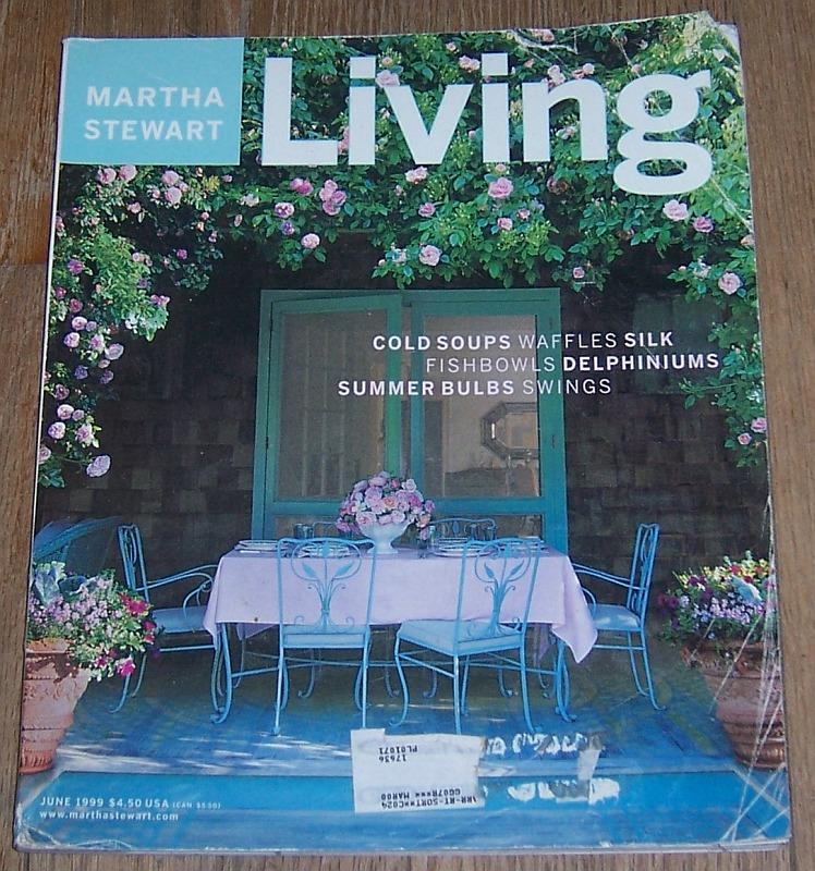 MARTHA STEWART LIVING MAGAZINE JUNE 1999