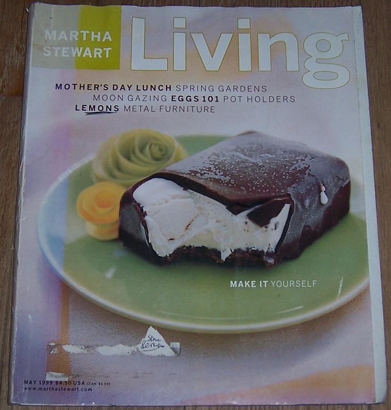 MARTHA STEWART LIVING MAGAZINE MAY 1999
