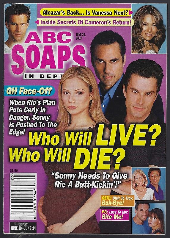 ABC SOAPS IN DEPTH MAGAZINE JUNE 24, 2003