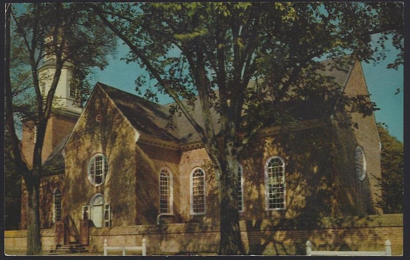 BURTON PARISH CHURCH, WILLIAMSBURG, VIRGINIA