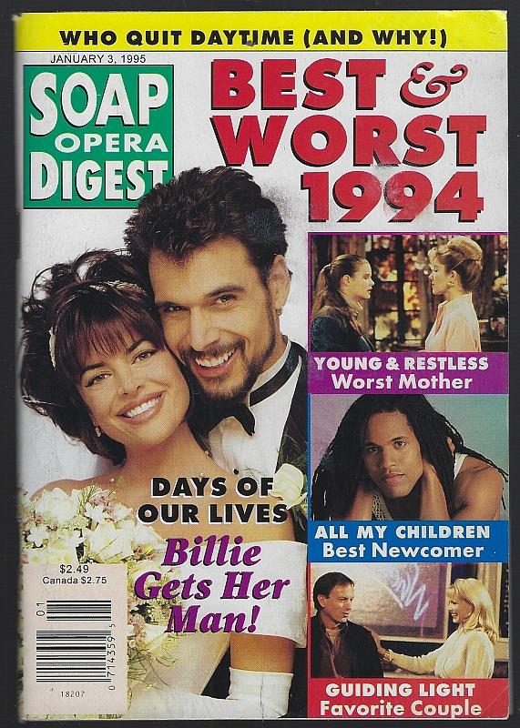 SOAP OPERA DIGEST JANUARY 3, 1995