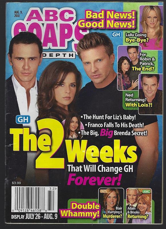 ABC SOAPS IN DEPTH MAGAZINE AUGUST 9, 2010