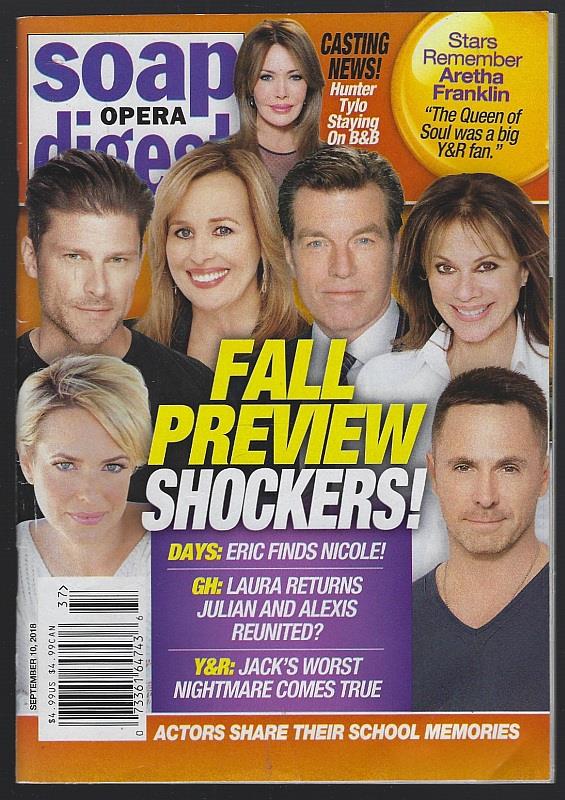 SOAP OPERA DIGEST SEPTEMBER 10, 2018