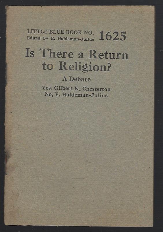 IS THERE A RETURN TO RELIGION A Debate