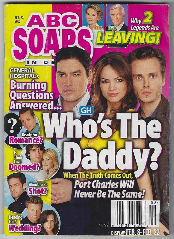 ABC SOAPS IN DEPTH MAGAZINE FEBRUARY 22, 2010