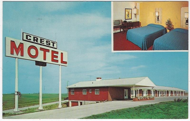 CREST MOTEL, WILLIAMSBURG, IOWA