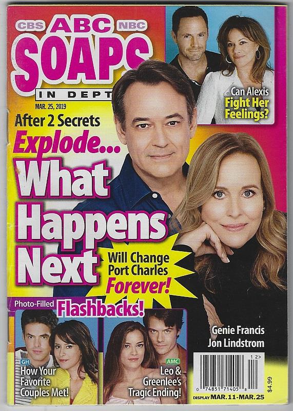 ABC SOAPS IN DEPTH MAGAZINE MARCH 25, 2019