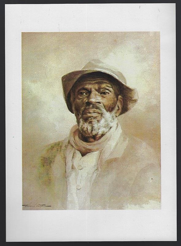 VIRGIL T. BANKS, SATURDAY AFTERNOON DRESS WATERCOLOR PRINT