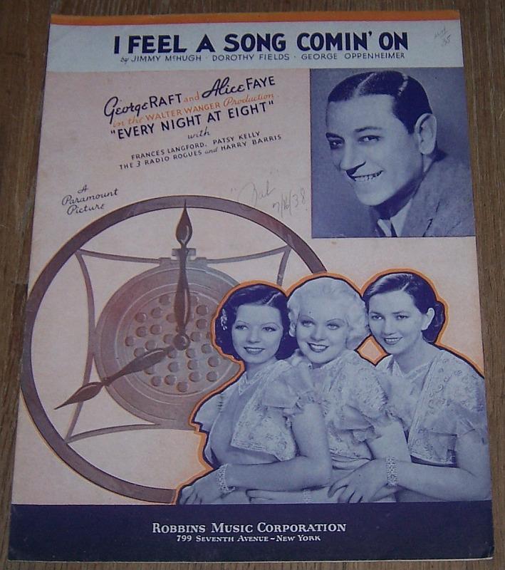 I FEEL A SONG COMIN' ON
