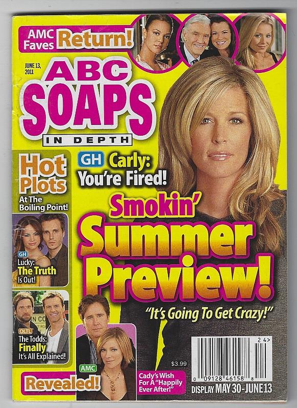 ABC SOAPS IN DEPTH MAGAZINE JUNE 13, 2011