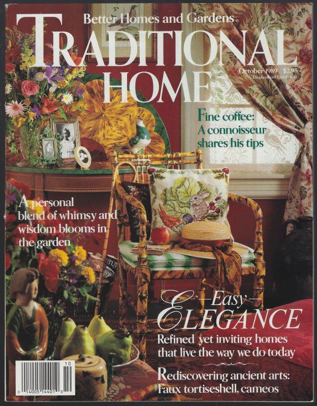 TRADITIONAL HOME MAGAZINE OCTOBER 1989