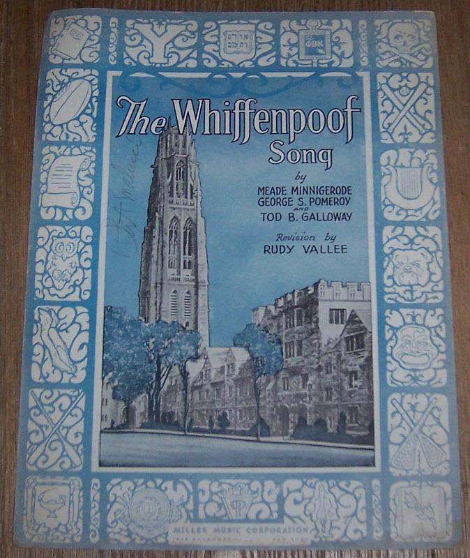 WHIFFENPOOF SONG (Baa! Baa! Baa! )