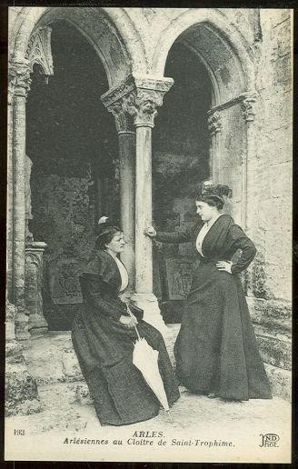 Postcard - Two Lovely Ladies in Arles, France