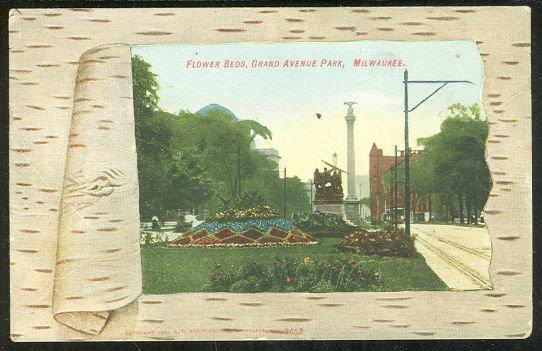 Image for FLOWER BEDS, GRAND AVENUE PARK, MILWAUKEE, WISCONSIN