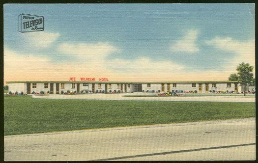 Postcard - Joe Wilhelmi Motel, Rock Falls, Illinois