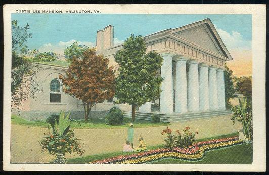 Postcard - Custis-Lee Mansion, Arlington, Virginia