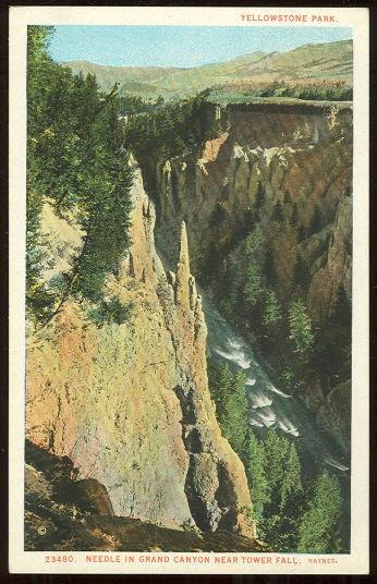 Image for NEEDLE IN GRAND CANYON, YELLOWSTONE NATIONAL PARK