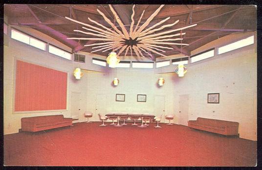 Postcard - Conference Room, Ponderosa Inn, Interstate 80, Burley, Idaho
