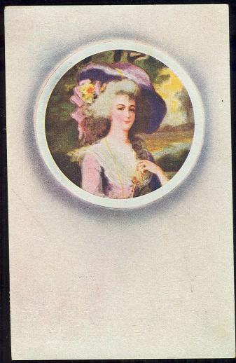 Postcard - Lovely Eighteenth Century Lady in Hat