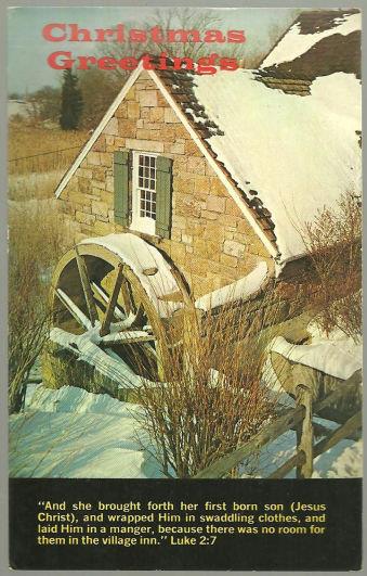 Postcard - Religious Christmas Greetings Postcard American Tract