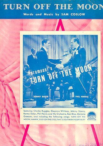 Sheet Music - Turn Off the Moon