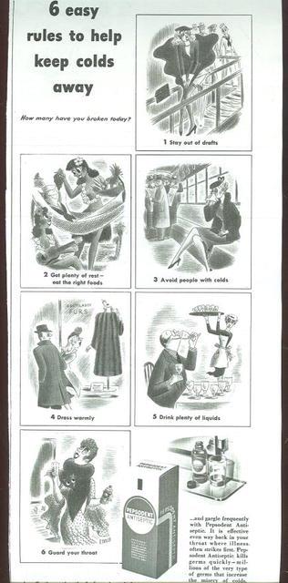 Advertisement - 1943 Magazine Advertisement for Pepsodent Antiseptic