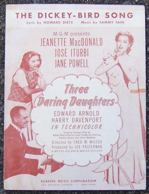 Sheet Music - Dickey Bird Song