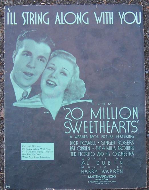 Sheet Music - I'll String Along with You
