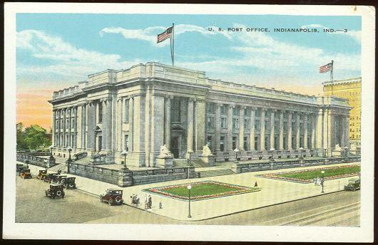 Image for U. S. POST OFFICE, INDIANAPOLIS, INDIANA