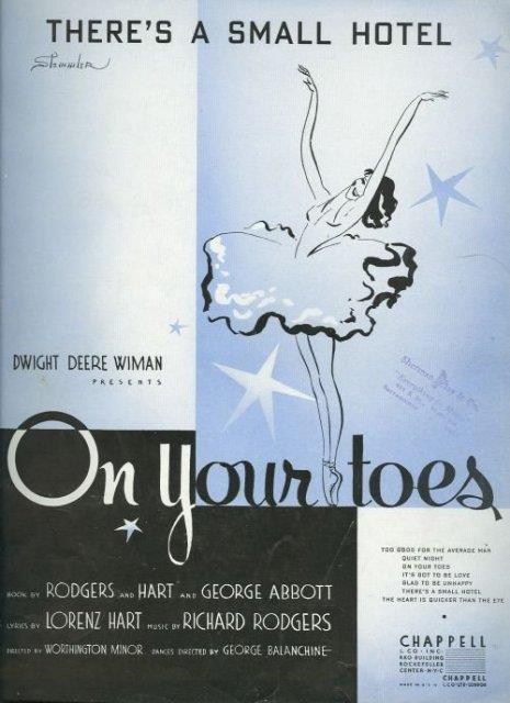 Sheet Music - There's a Small Hotel