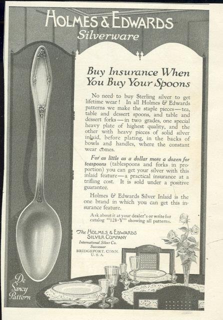 Image for 1916 LADIES HOME JOURNAL ADVERTISEMENT FOR HOLMES AND EDWARDS SILVERWARE
