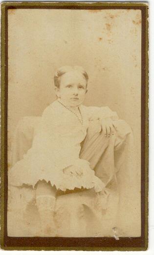 Image for CABINET CARD OF DOUGLAS IN CHAIR OF EVANSVILLE, INDIANA