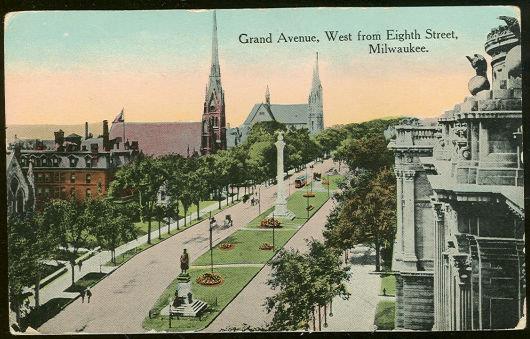 Image for GRAND AVENUE, WEST FROM EIGHTH STREET, MILWAUKEE, WISCONSIN