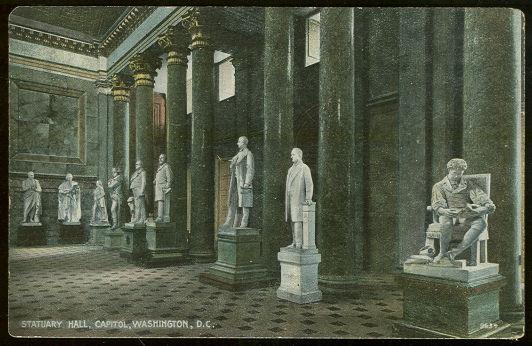 Postcard - Statuary Hall, Capitol, Washington, D.C.